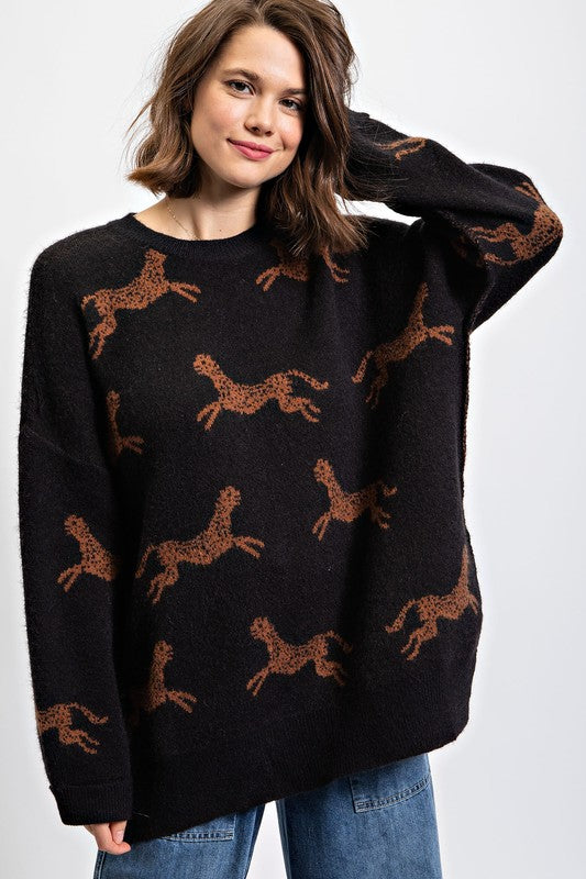 Hasani Cheetah Sweater