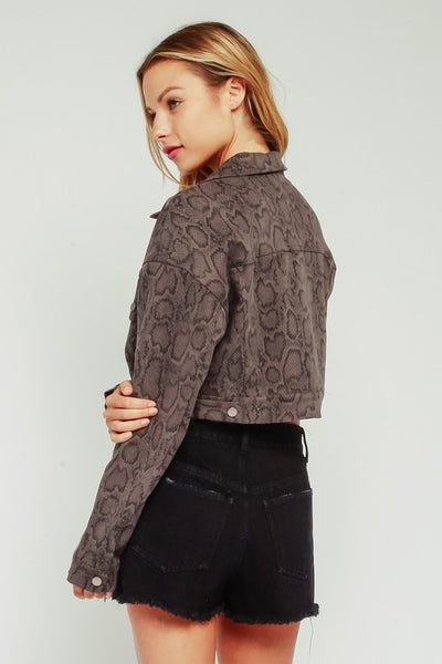 Sofia Snake Print Jacket