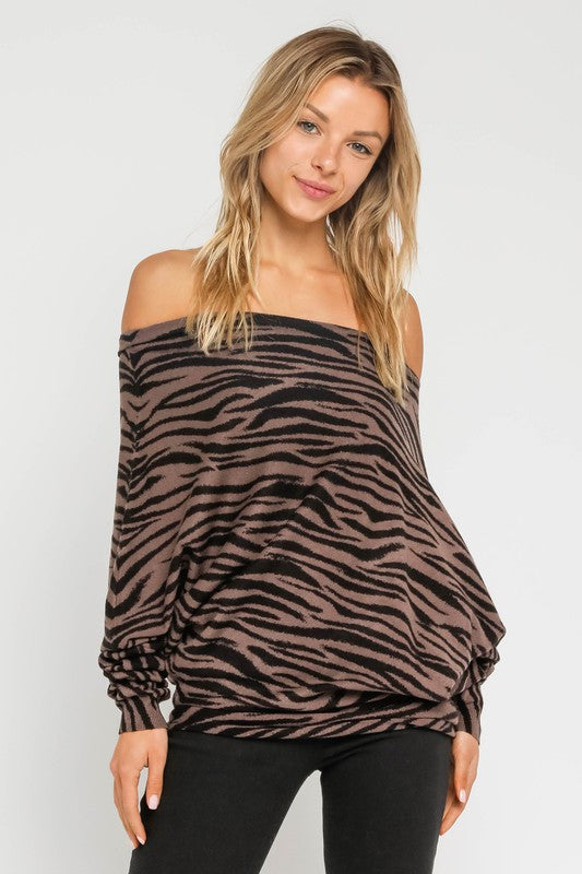 Ziva Zebra Sweater