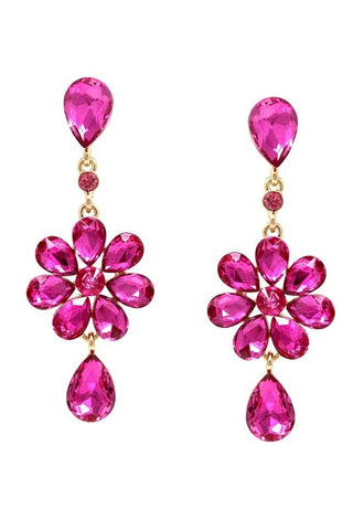 Margot Earring - Fuchsia