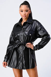 Arya Leather Dress