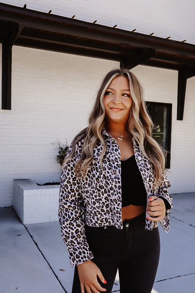 Addison Leopard Jacket